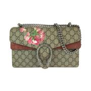 Pre-owned Canvas gucci-bags Gucci Vintage , Beige , Dames