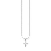 Dames Ketting Ketting Kruis Pave Scke150308 Thomas Sabo , Gray , Dames