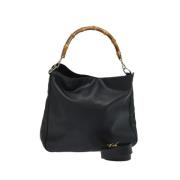 Pre-owned Leather gucci-bags Gucci Vintage , Black , Dames