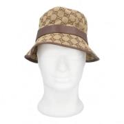 Pre-owned Canvas hats Gucci Vintage , Brown , Dames