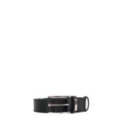 Pre-owned Leather belts Louis Vuitton Vintage , Black , Heren