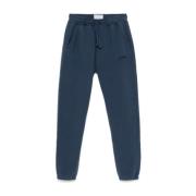 Blauwe Jersey Broek Elastische Taille MC2 Saint Barth , Blue , Heren