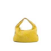 Pre-owned Leather shoulder-bags Bottega Veneta Vintage , Yellow , Dame...