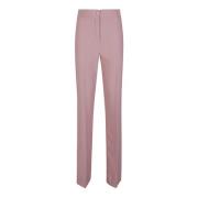 Roze Polyester Broek Made in Italy Hebe Studio , Pink , Dames