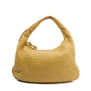 Pre-owned Leather shoulder-bags Bottega Veneta Vintage , Yellow , Dame...