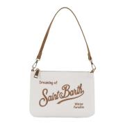 Winter Schouder Pochette Stijlvolle Tas MC2 Saint Barth , Beige , Dame...