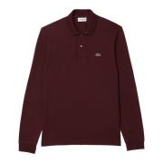 Klassiek Polo Shirt in Diverse Kleuren Lacoste , Red , Heren