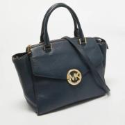 Pre-owned Leather totes Michael Kors Pre-owned , Blue , Dames