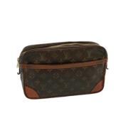 Pre-owned Canvas louis-vuitton-bags Louis Vuitton Vintage , Brown , Da...