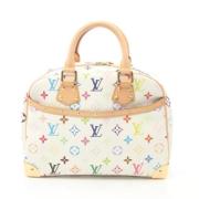 Pre-owned Leather louis-vuitton-bags Louis Vuitton Vintage , White , D...