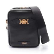 Pre-owned Leather shoulder-bags Versace Pre-owned , Black , Dames