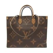 Pre-owned Fabric louis-vuitton-bags Louis Vuitton Vintage , Beige , Da...