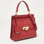 Pre-owned Leather handbags Balenciaga Vintage , Red , Dames