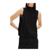 Top strass avondtop 246w1608 Karl Lagerfeld , Black , Dames