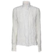 Pre-owned Cotton tops Chloé Pre-owned , White , Dames