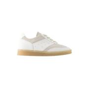 Leather sneakers Maison Margiela , White , Dames