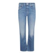 Denim Jeans Samenstelling: 98% katoen, 2% elastaan Mother , Blue , Dam...