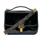 Pre-owned Leather louis-vuitton-bags Louis Vuitton Vintage , Black , D...