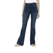 Hoge Taille Flare Jeans Jacob Cohën , Blue , Dames