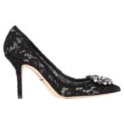 Pre-owned Fabric heels Dolce & Gabbana Pre-owned , Black , Dames