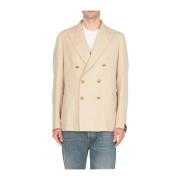 Dubbelbreasted jas Tagliatore , Beige , Heren