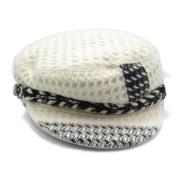 Pre-owned Wool hats Chanel Vintage , White , Dames