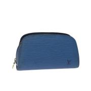 Pre-owned Leather louis-vuitton-bags Louis Vuitton Vintage , Blue , Da...