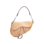 Pre-owned Leather dior-bags Dior Vintage , Brown , Dames