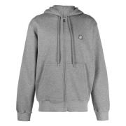 Vossenkop Patch Hoodie in Grijs Maison Kitsuné , Gray , Heren