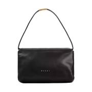 Zwarte Prisma Schoudertas Marni , Black , Dames