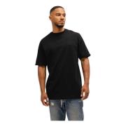 5D Heren Zwart T-Shirt Iceberg , Black , Heren