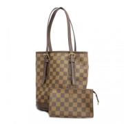 Pre-owned Fabric totes Louis Vuitton Vintage , Brown , Dames