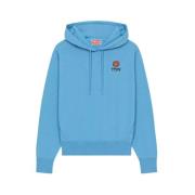 Blauwe Boke Flower hoodie met logo Kenzo , Blue , Dames