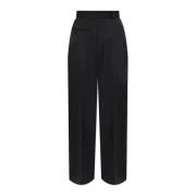 Geplooide broek MM6 Maison Margiela , Black , Dames