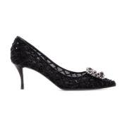 Kristalbloem Mesh Pumps Roger Vivier , Black , Dames