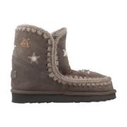 Eskimo Wol Winterlaarzen met Sterren Mou , Gray , Dames