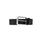 Leren riem Salvatore Ferragamo , Black , Dames