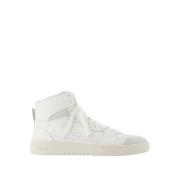 Grijze Leren Dice Hi Sneakers Axel Arigato , White , Heren