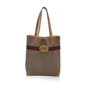 Pre-owned Canvas gucci-bags Gucci Vintage , Beige , Dames