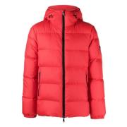 Rode Puffer Donsjas J.Lindeberg , Red , Heren