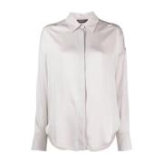 Casual Langemouwshirt in Grijs Lorena Antoniazzi , Gray , Dames