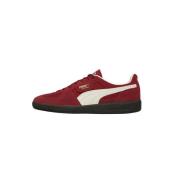 Rode en witte sneakers met zwarte zool Puma , Red , Heren