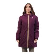 Polyesterjas met stijl K8134Cw-Asl K-Way , Purple , Dames