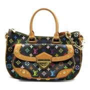 Pre-owned Canvas shoulder-bags Louis Vuitton Vintage , Black , Dames