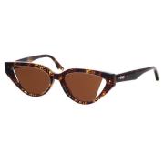 Glamoureuze FendiWay Zonnebril Fendi , Brown , Dames