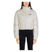 Alaska Vlag Damesjas Tommy Jeans , Beige , Dames