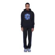 Hoodie met warmgedrukte print John Richmond , Black , Heren