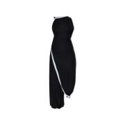 Jurk met gedraaide band Victoria Beckham , Black , Dames