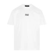 Logo T-shirt Dsquared2 , White , Heren