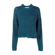 Blauwe Casual Cut Out Sweater Proenza Schouler , Blue , Dames